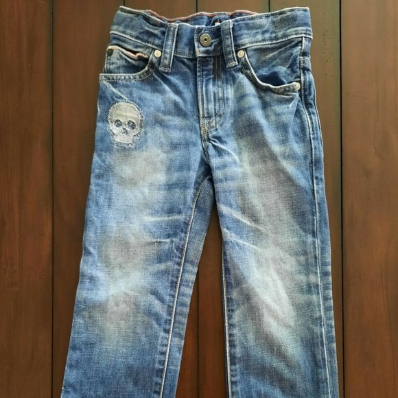 Gap Other - Boys Toddler Baby Gap Jeans 3T 1969 Denim Edition Skull Embroidery